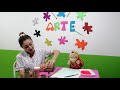 Clase de arte para niños de prescolar