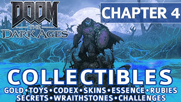 Doom The Dark Ages - Chapter 4: Sentinel Barracks All Collectibles & Gold Locations - 100%