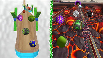 Goingball gamplay 2 screen in one frame #goingballs #swiftrungaming #goingballgamplaynew2025 #new 