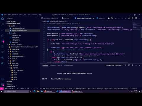 Refactoring the PowerShell