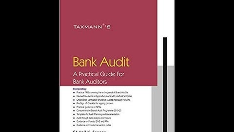 Bank Audit 2020  A Practical Guide for Bank Auditors 5th Edition 2020