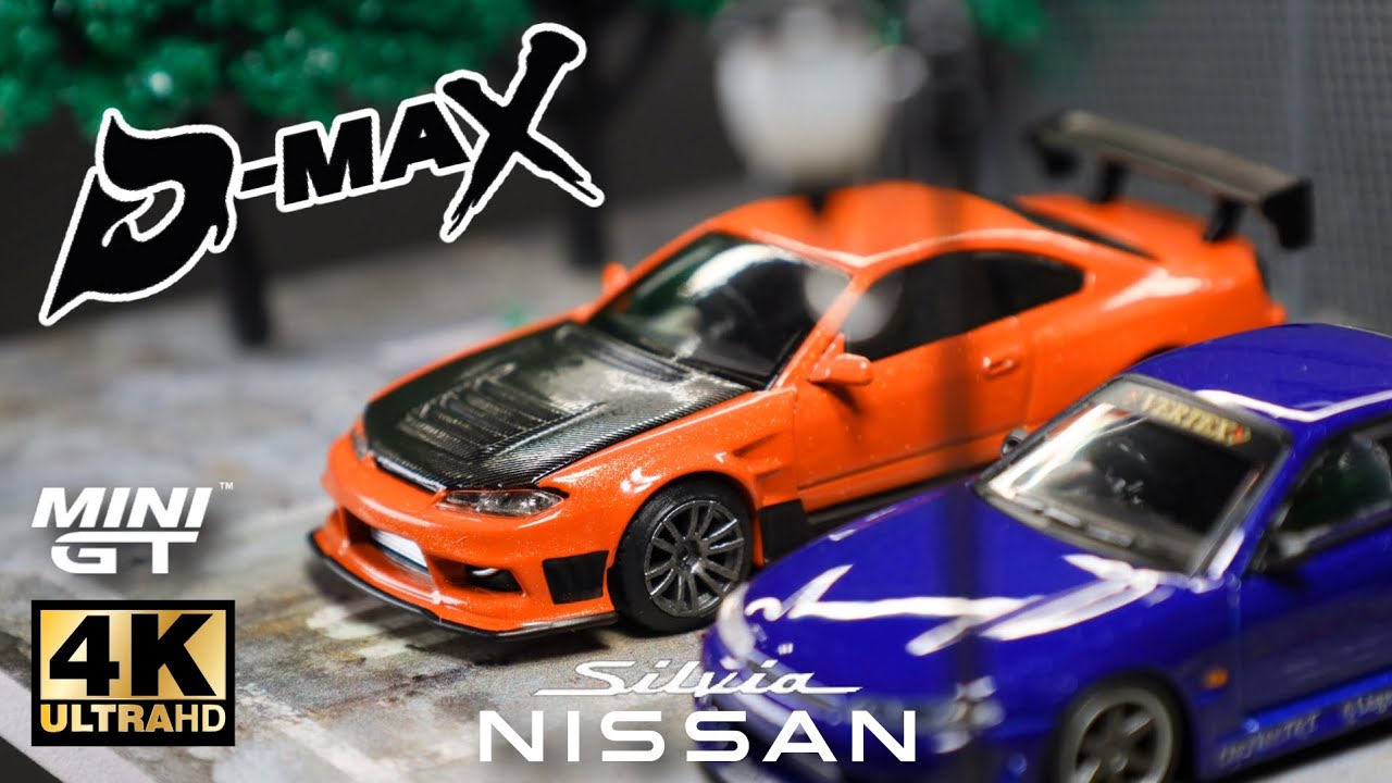 MINIGT 1:64 Nissan Silvia (S15) D-MAX in Metallic Orange