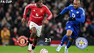 Man U 2-1 Leicester City - Fa Cup Result As Maguires Stoppage-Time Header Sends Red Devils Through