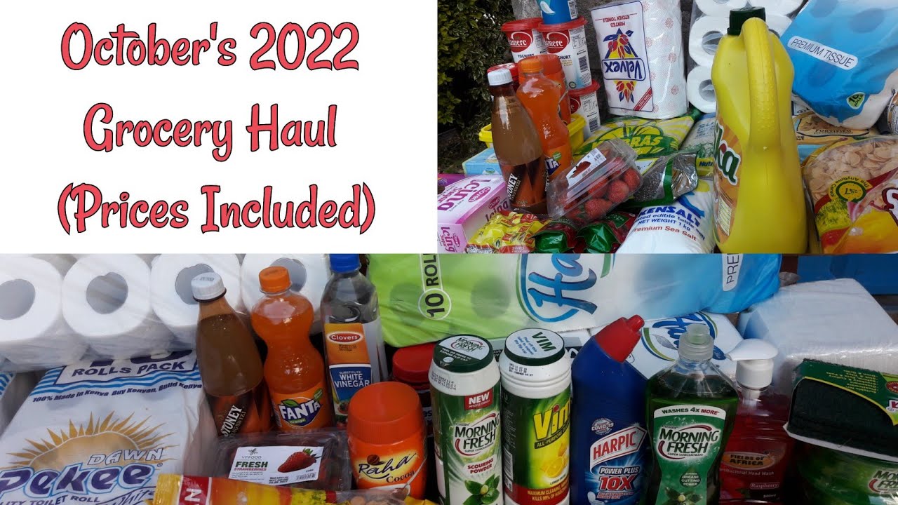 NEW PURCHASES/MONTHLY GROCERY HAUL/COST OF LIVING IN KENYA *What 25