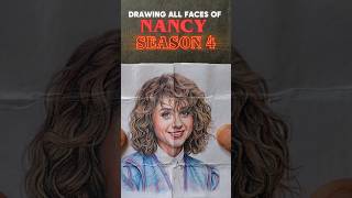 Drawing All Faces Of Nancy Wheeler From Strangers Things