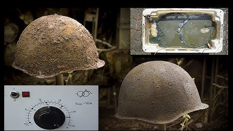 Electrolysis Rust Removal - Cleaning WW2 Metal Detecting Finds