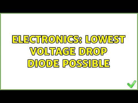 Electronics: Lowest voltage