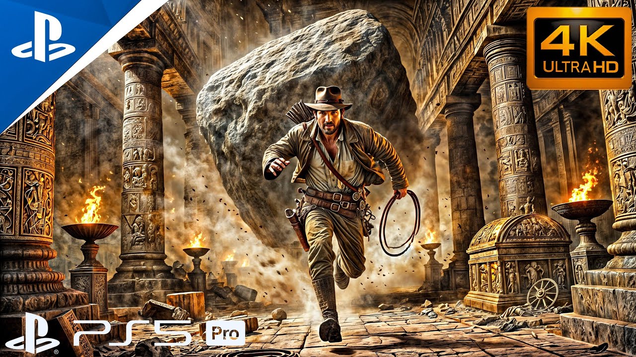 The Temple Escape (INDIANA JONES) Ultra Realistic Graphics Gameplay | 4K 60FPS