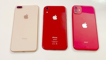 iPhone 8 Plus vs iPhoen XR vs iPhone 11 IOS 15.5  - Speed Test!