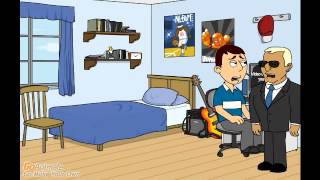 Warren makes a fake VHS opening and gets grounded