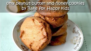 Two ingredients Peanut Butter and Honey Cookies