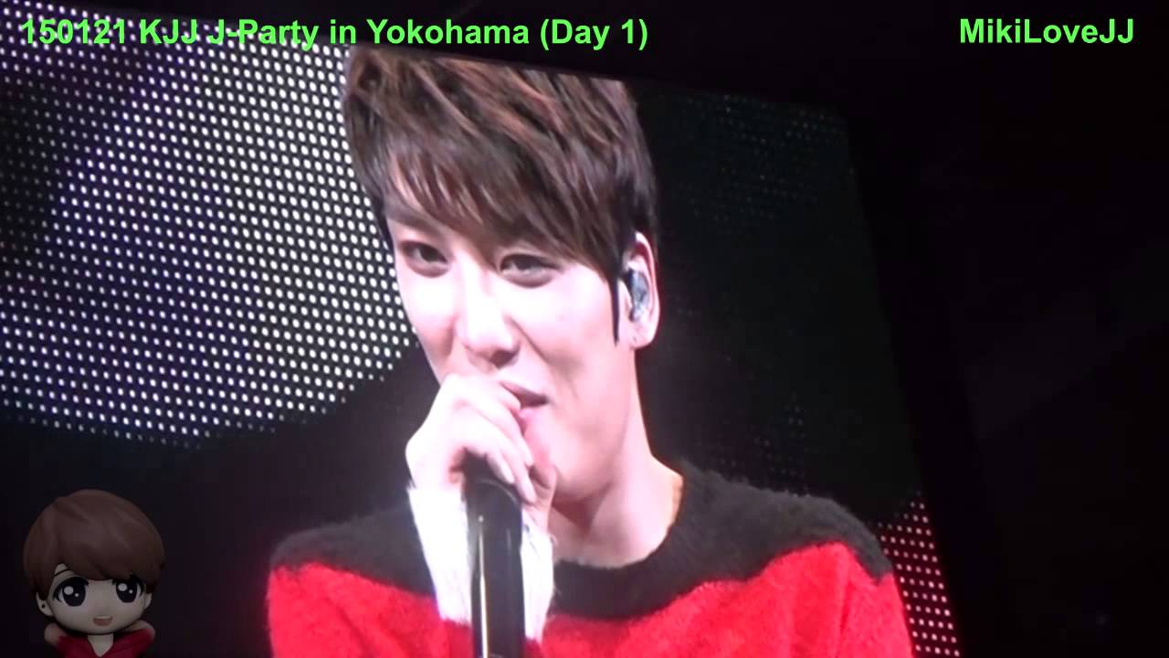 [Fancam] 150121 JJ J-Party In Yokohama -  JJ's chat about his members