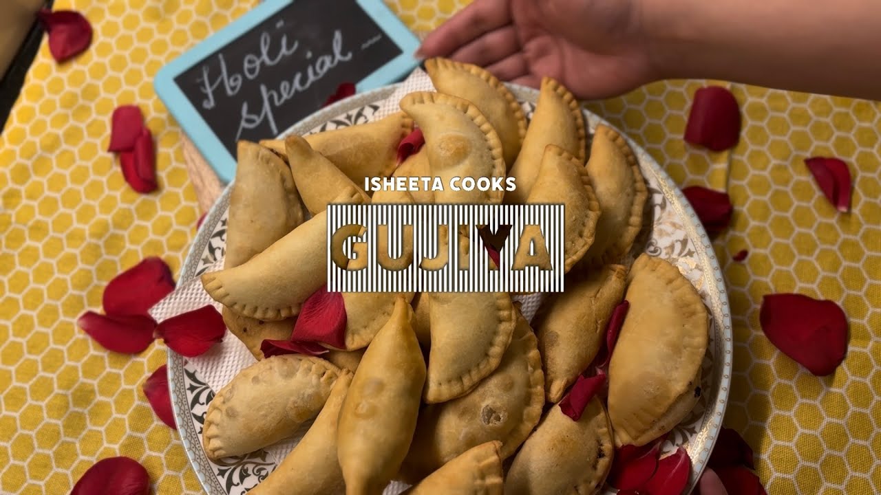 Holi Special Gujiya Recipe | Crispy, Sweet & Perfect Khoya Gujiya | होली स्पैशल गुजिया 