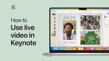 How to use live video in Keynote on Mac | Apple Support