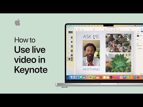 How to use live video in Keynote on Mac | Apple Support