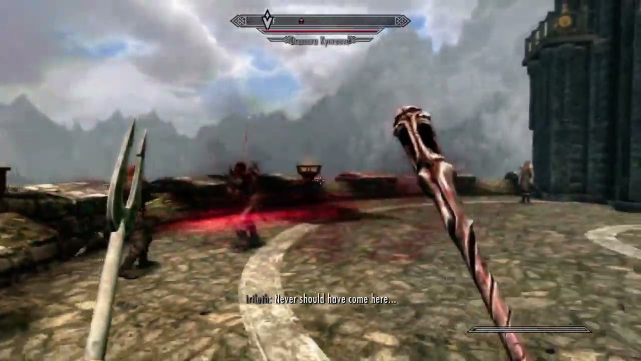 "Trying to Save a Whiterun Guard From Odahviing......Part 11"