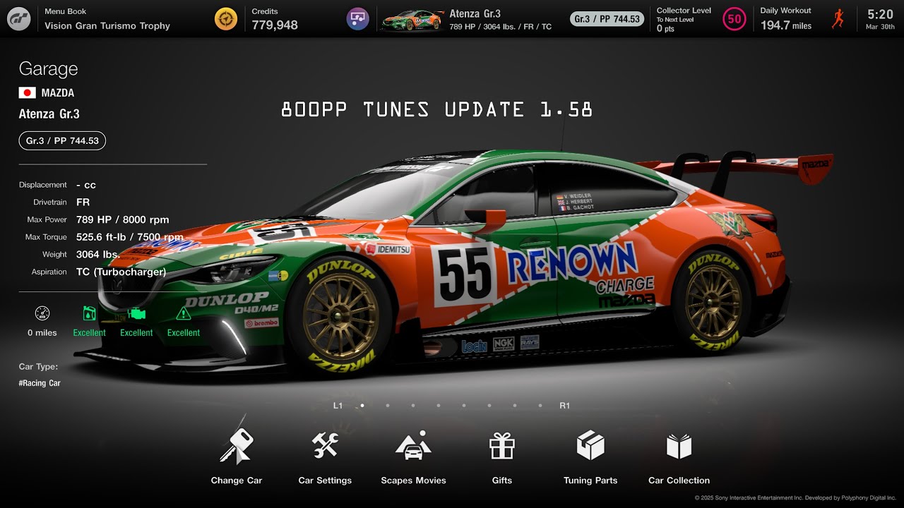 atushiページ YouTube - 1.58 update tunes 800pp Gr.3 Atenza 7] Turismo Gran 財布・ケース・小物入れ
