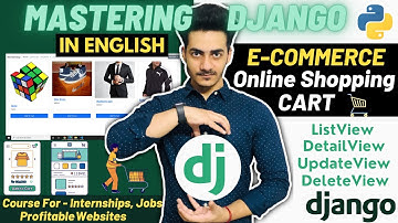 Ecommerce Online Shopping Cart with Django | ListView | DetailView | UpdateView | DeleteView
