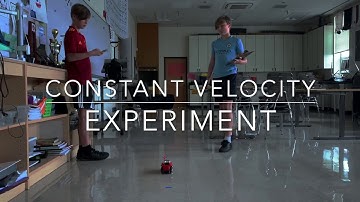Constant Velocity Car Lab