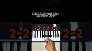 Bennie And The Jets – Piano Tutorial #shorts #piano