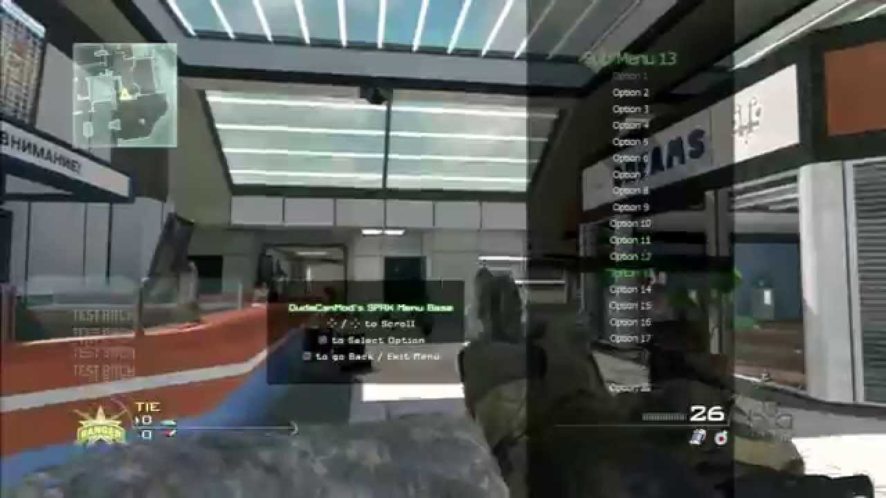 DudeCanMod MW2 SPRX Menu Base [RELEASE]