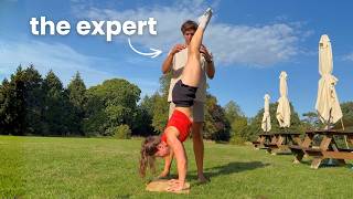 I'm Training for the Handstand Push-Up *asking an expert for help* Episode 2