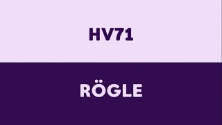 SHL: HV71 vs Rögle BK