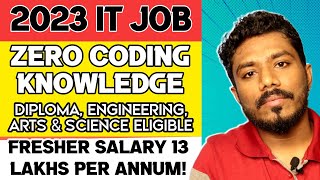 2023 IT Job Any Degree Eligible | Data Analytics, Manual, Automation Testing| Full Stack Development