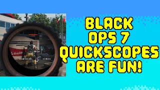 Learning To Quickscope In Call Of Duty Black Ops 7!