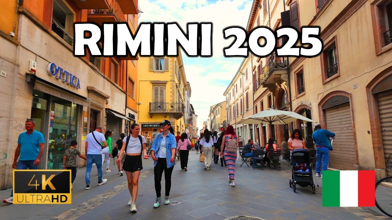 ⁴ᴷ⁶⁰ 🇮🇹 Rimini | Italy | Old Town Walking Tour (May 2025) [4K]