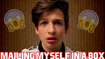 I Mailed Myself In a Box and it Actually WORKED! (Human Mail Challenge)