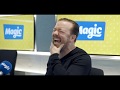 Ronan and Harriet can't keep straight faces with Ricky Gervais! | Magic Radio