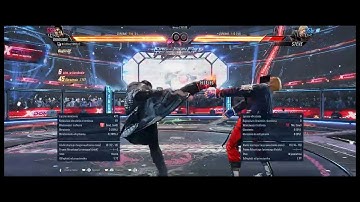 Tekken 8 Dragunov ws1+2 combo wall to wall in heat