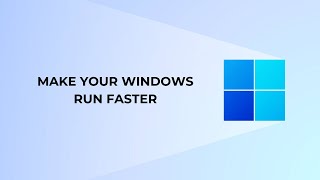 How to Make Windows 10/11 Run Faster in 1 Minute (No Apps)