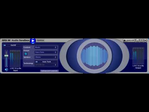 SRS Audio Sandbox Tutorial