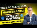 RRB PO/Clerk Mains 2025 | English Most Important Questions | Score Maximum in Mains | Santosh Sir 🔥