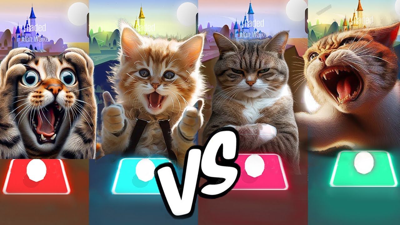 Cat Rotation Rythm Game Playing Cute Cat Rhythm Game Is Really Addictive - YouTube