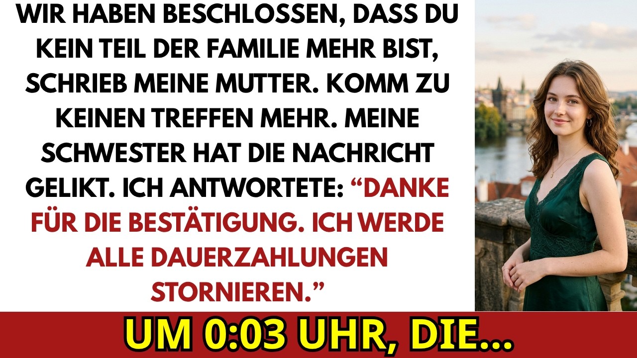 „Wir sind uns einig, dass du nicht länger Teil der Familie bist. Komm zu keinem Treffen mehr." Diese Nachricht schickte mir meine Mutter an einem Dienstagabend – eine Sekunde später drückte meine...