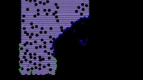 Claytronics Reconfiguration via Hole Motion