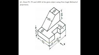 Information Engineering Drawing orthographic projection problem explanation Guide