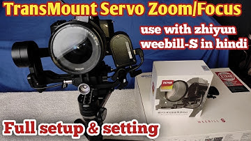 Zhiyun TransMount Servo Zoom / Focus Controller (Max) setup & setting | zoom focus controller review