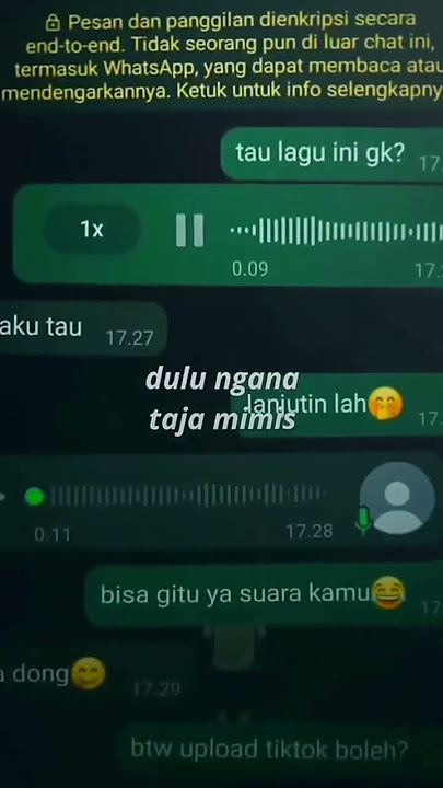 PRESET SUARA VN DJ BA VIDEO BEKING STORY DEPE CAPTION SAYANG SEKALI (EYY SORYY NYANDA BARASA)