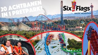 20 achtbanen in 1 pretpark!  Six Flags Magic Mountain Review