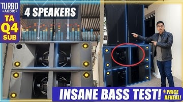 DJ SETUP with 4x18 Inch Sub | Turbo Audio Q4-SUB and Y15 Towers