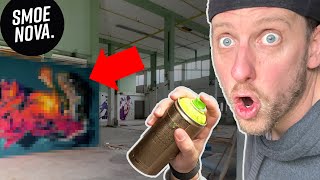 I paint a shiny 3D character to this GRAFFITI - that was hard!