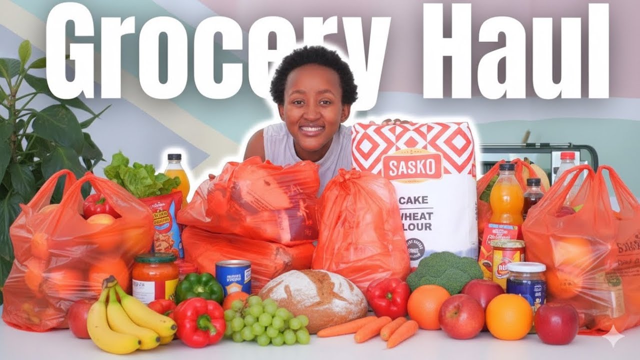 VLOG: January Budget Grocery Shopping Haul for R600/ $34 | Grocery Shopping Haul South Africa
