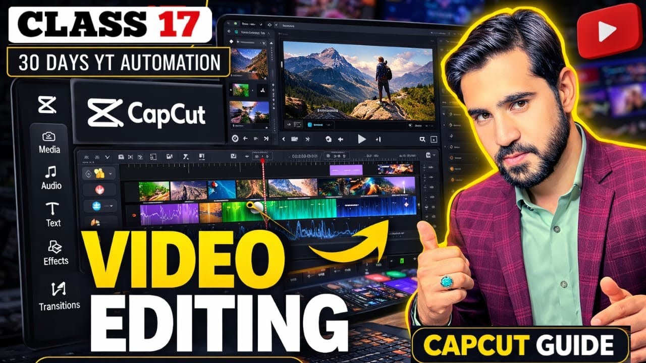 Capcut Video Editing Tutorial ||Complete Guide for Beginners to Pro ...