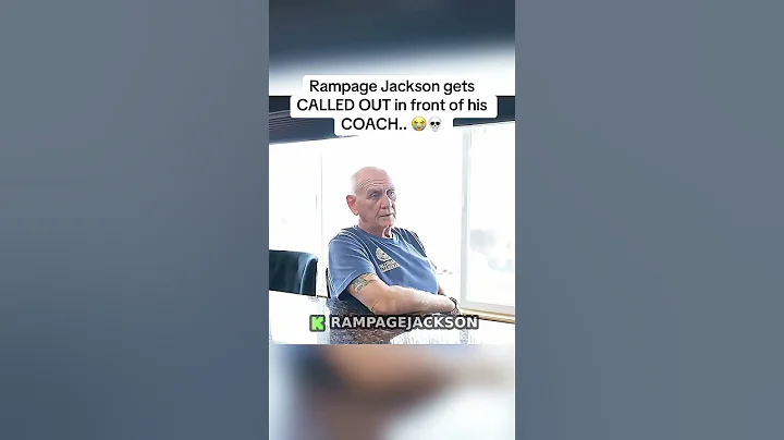 Rampage Jackson gets CALLED OUT in front of his COACH.. 😭💀 #rampagejackson