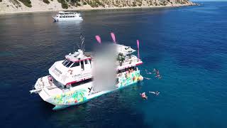 Gw - Ibizas Unbelievable Hottest Boat Party Drone View Ocean Beach Babes Bikinis Hunks & Booze - 4K