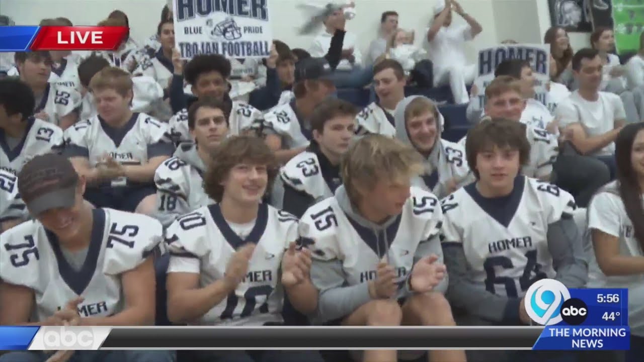 Friday Morning Lights montage from Homer High School